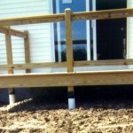 new deck construction footings