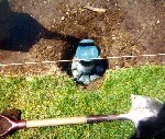 Redi footings in hole